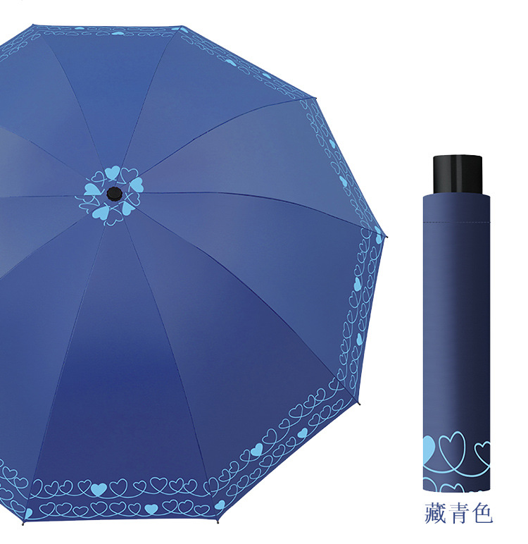 雨伞大量批发大号拆叠晴雨防晒伞女用遮阳伞大号可爱太阳伞广告伞详情14