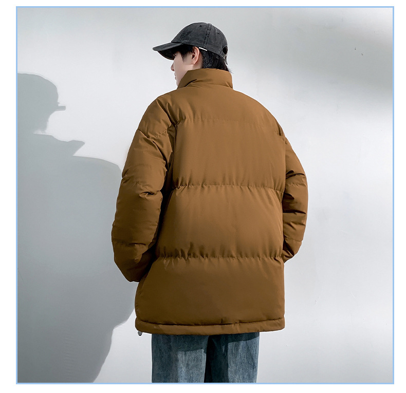Cross-border M-8XL large-sized cotton-padded jacket for both men and women, winter custom thickened stand-up collar cotton-padded jacket, loose thickened cotton-padded jacket for men pic 25