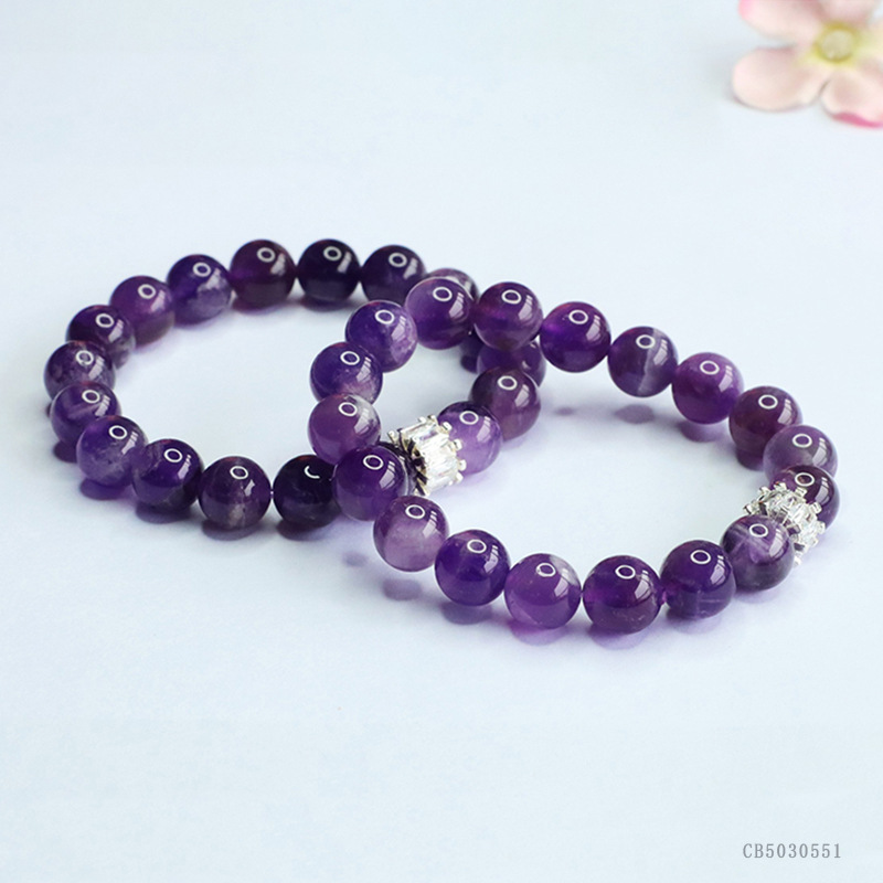 Juanyu Natural Amethyst Bracelet Lavender Dreamy Crystal Bracelet Unboxing Blind Box Live Streaming Factory CB5030551 pic 9