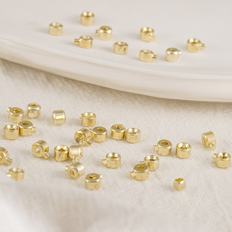 14k gold-plated snap fastener, gold-plated color retention, pressure cooker positioning buckle, fishing line end buckle, diy bracelet and necklace accessories pic 6
