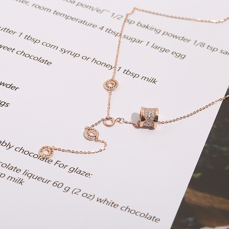 厂家直销S925纯银小蛮腰幸福情人款时尚简约项链详情5