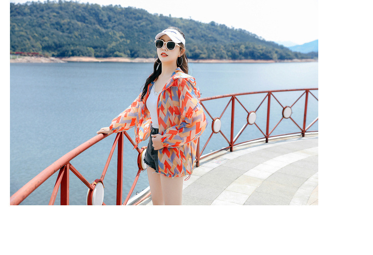 Summer 2021 sun-protective clothing for women, mid-length, UV protection, outdoor, versatile, lightweight and fashionable sun-protective clothing, large-sized jacket pic 16