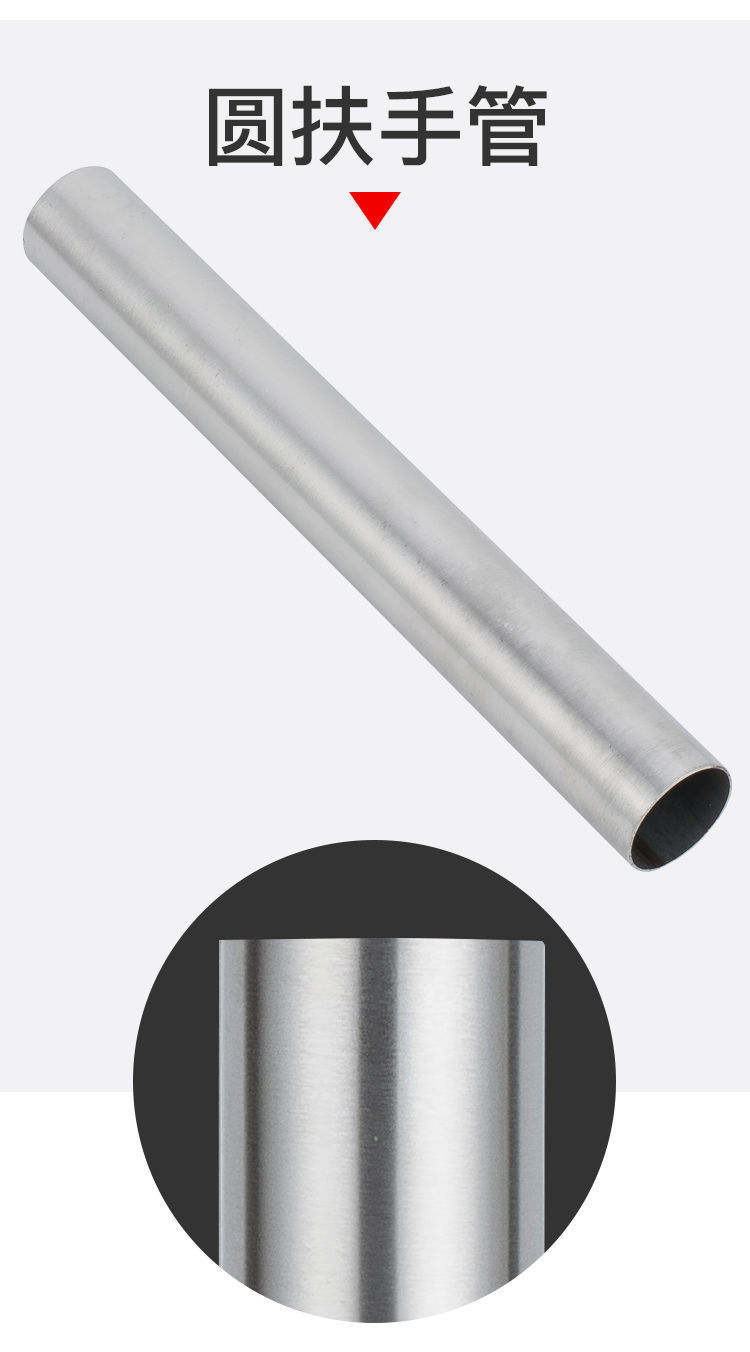 304不锈钢护栏楼梯扶手接封口配件转弯连接栏杆立柱螺丝封口详情5