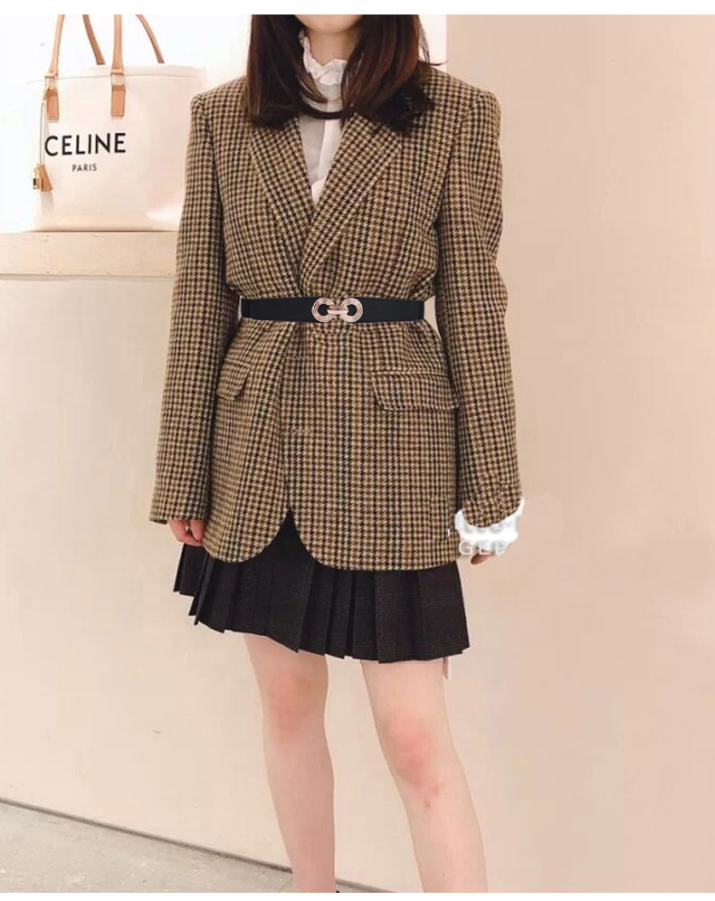 正方扣头窄款腰带女装饰配裙子腰封松紧弹力细皮带百搭简单裤带夏详情13