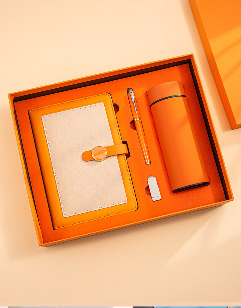 Notebook, business insulated cup, gift box set, souvenir, high appearance level, high-end gifts for corporate year-end parties, can be printed with LOGO pic 19