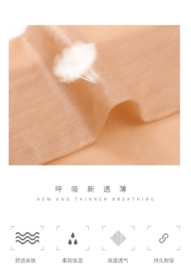 独立包装天鹅绒纯色足浴袜女款短丝袜 透气地摊丝袜批发详情5