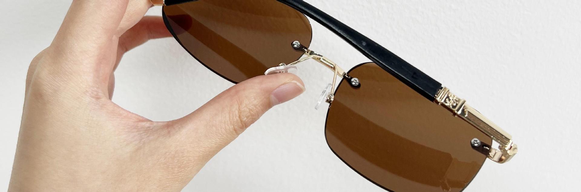 Nueva conducción conducción gafas de sol moda hombre tendencia anti-uv anti-luz brillante pesca especial sin marco gafas de sol pic 37