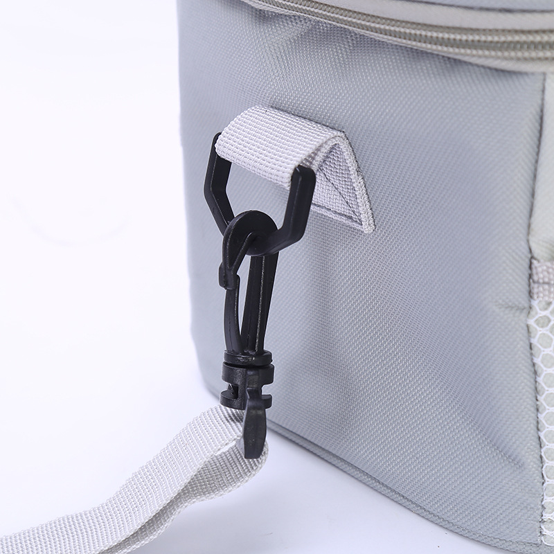 Customized double-layer insulated bags, insulated packs, simple and creative ice packs, waterproof bento packs, hand-held bags, aluminum mold bento meal packs pic 16