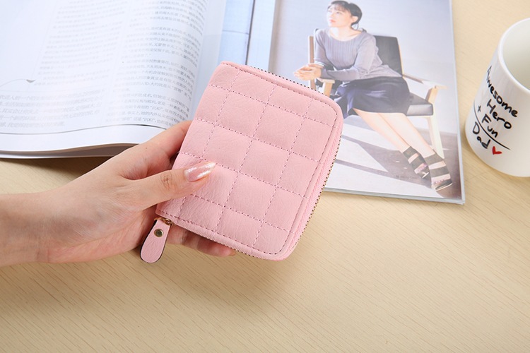 2023韩版迷你小钱 包女包短款拉链短款可爱零钱包学生绣花钱包女详情8