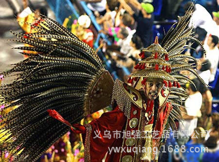 供应工艺小直式羽毛 羽毛批发 义乌diy羽毛火鸡毛大飘羽毛详情10