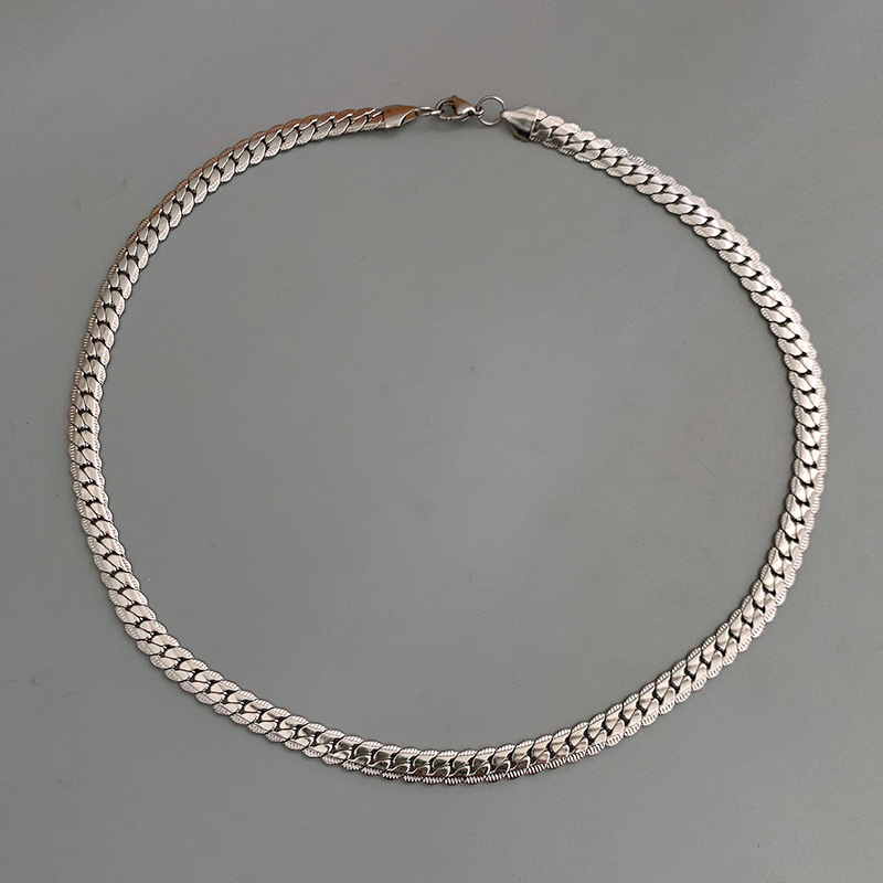 不掉色钛钢项链男潮小众设计高级感男士锁骨链个性街拍学生颈链潮详情26