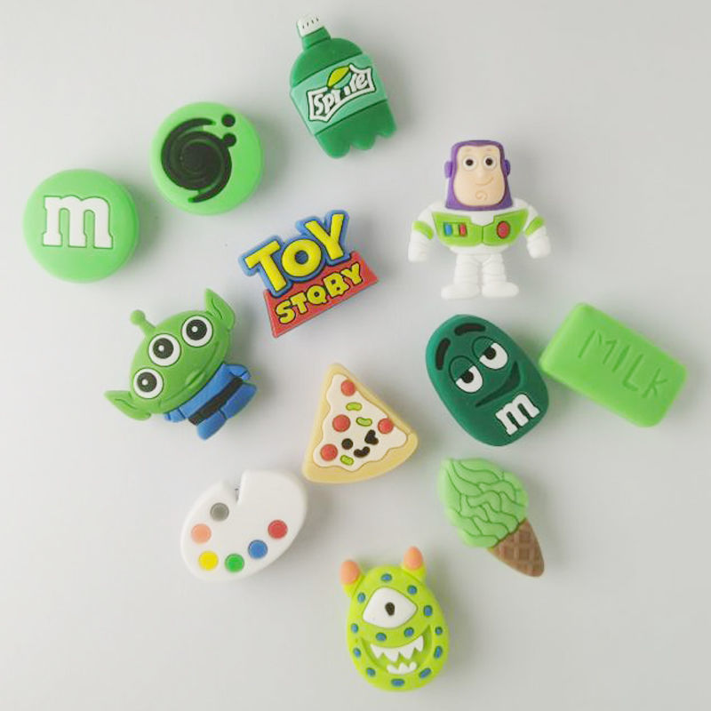 巴斯光年洞洞鞋拖鞋鞋扣鞋花装饰品卡通可爱diy配件配饰三眼怪物详情20