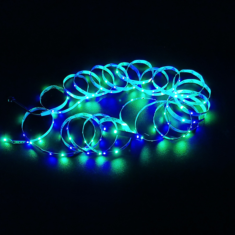 LED2835RGB soft light 12V54 light bare board engineering type light strip RGB seven-color advertising decorative flexible light strip pic 15