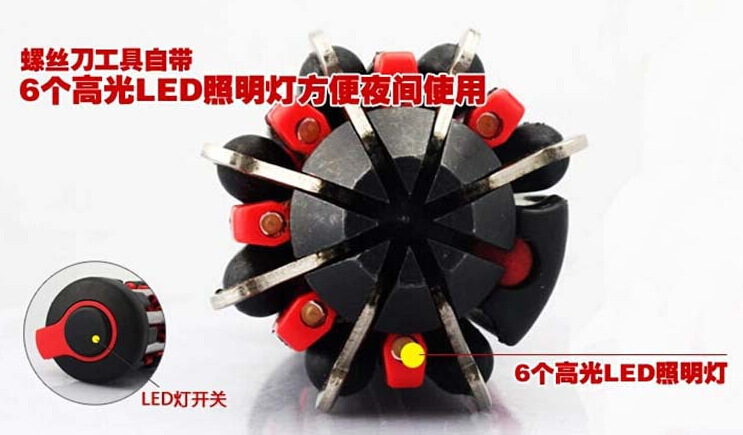 Factory direct sales 8-in-one exquisite gift, multi-functional manual screwdriver set for household tools pic 6