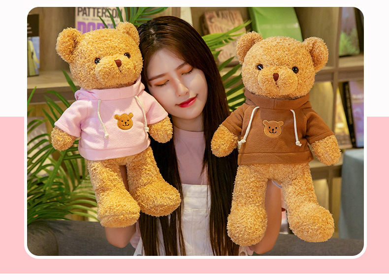 Factory wholesale teddy bears, bear hugs, bear dolls, plush toys, bear pillows, cute stuffed dolls, wedding gifts pic 64
