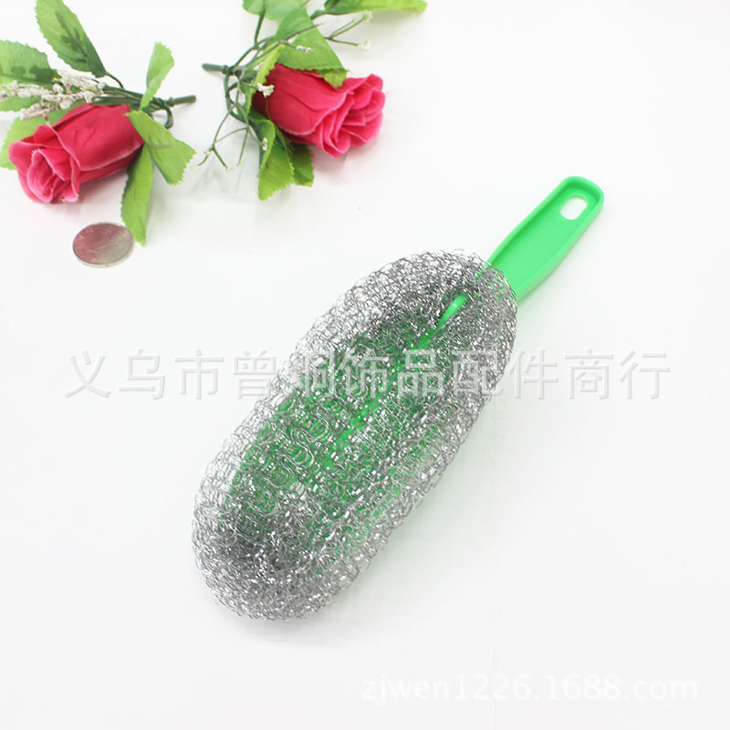 Pot brush, pot wash, pot brush, steel wool ball, pot wash brush, steel wool brush, street stall supply source, one yuan wholesale, street stall, street stall pic 7
