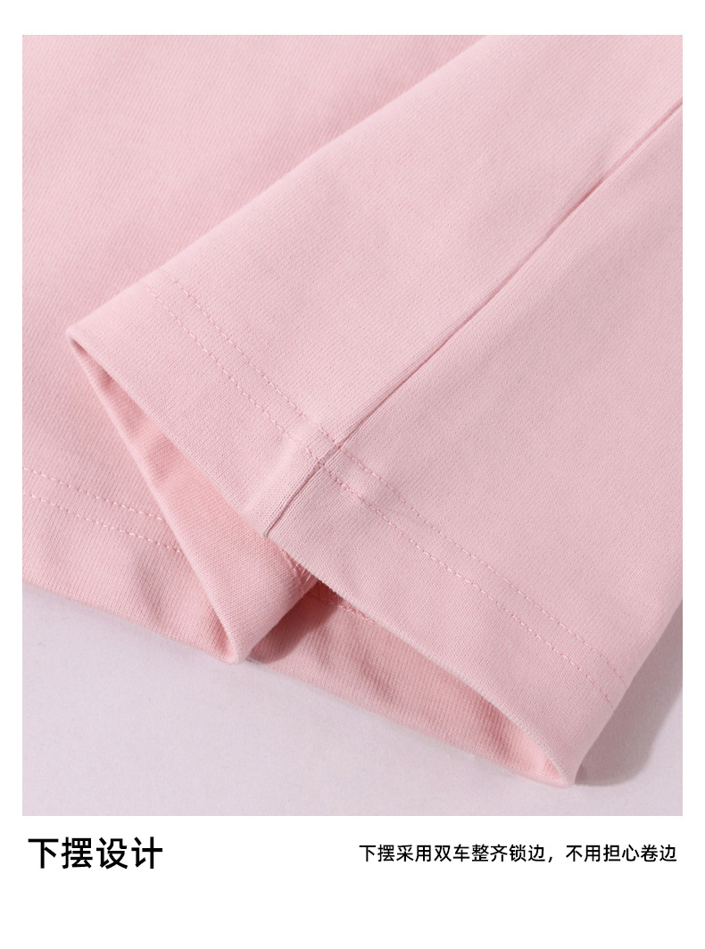 重磅短袖男Ｔ恤330g宽松休闲男女同款打底衫纯棉短袖宽松型男t桖衫详情15