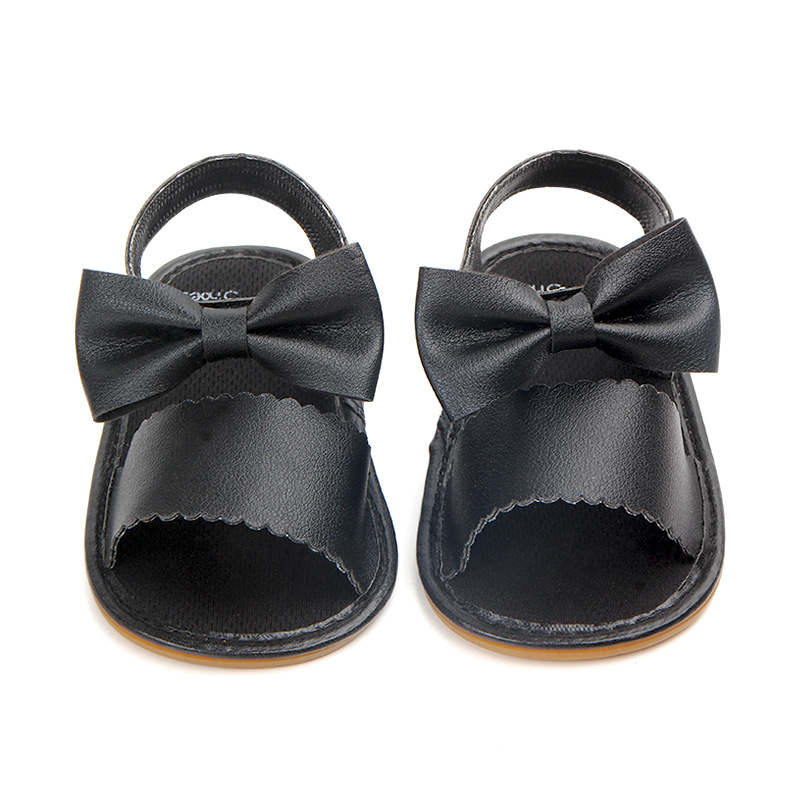 Summer new style 0-1 year old girl baby bow PU soft-soled walking shoes and infant sandals wholesale 0960 pic 14