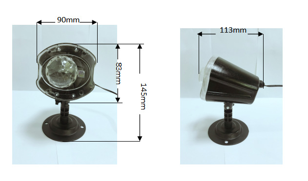 New stage laser lights, starry sky projection lights, European and American festival led water ripple starry sky night lights, one-piece consignment pic 4