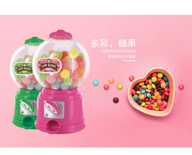 Creative oversized candy machine, Korean version gummy piggy bank, mini candy machine, multi-color customizable LOGO pic 9