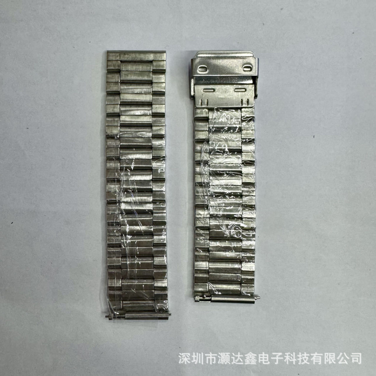 适用于华为GT款三珠华为扣表带三珠22mm表带不锈钢表带一体扣表带详情2