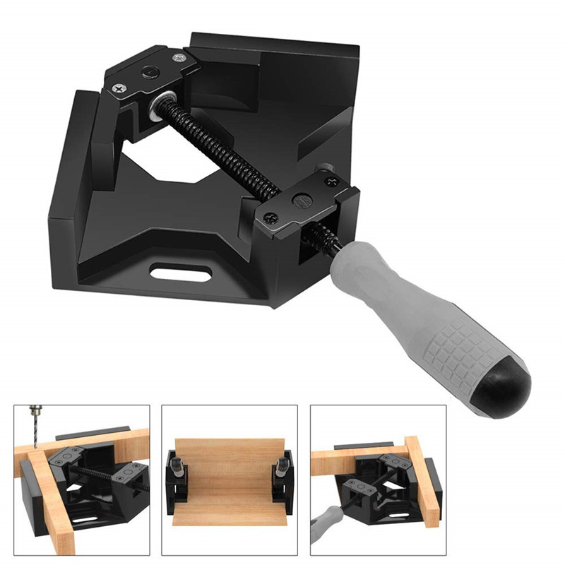 90-degree aluminum alloy single handle woodworking right-angle clamp, Angle clamp, woodworking tools, woodworking clamp pic 7