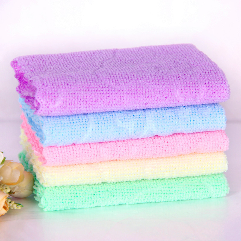 [LOVELY HOME] [hold ja] microfibra estampada pequeña toalla cuadrada tricotada borde caliente no deformable paño de niños regalo regalo fabricante paño de limpieza al por mayor paño de limpieza para niños toalla de mano pic 10