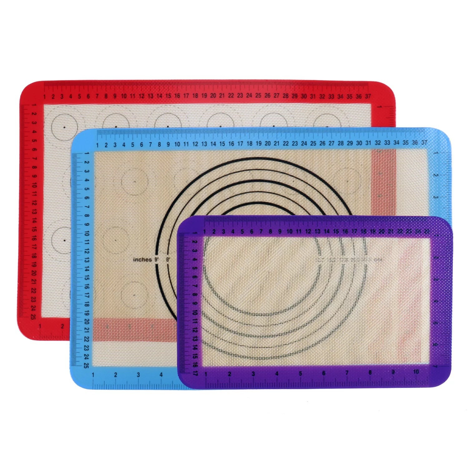 Silicone baking MATS, non-stick baking MATS, high-temperature resistant silicone fiberglass oven MATS, macaron baking MATS wholesale pic 3