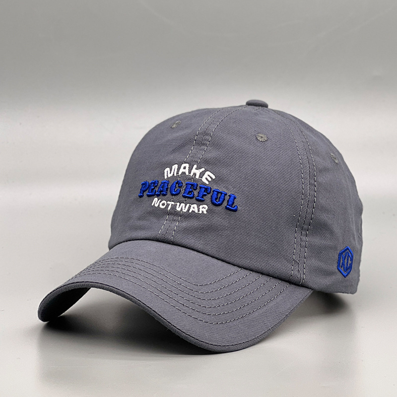 Hacer letras bordado gorra de béisbol mujeres cuatro estaciones versátil casual dutch tong cap protector solar visera pareja correr al aire libre pic 7