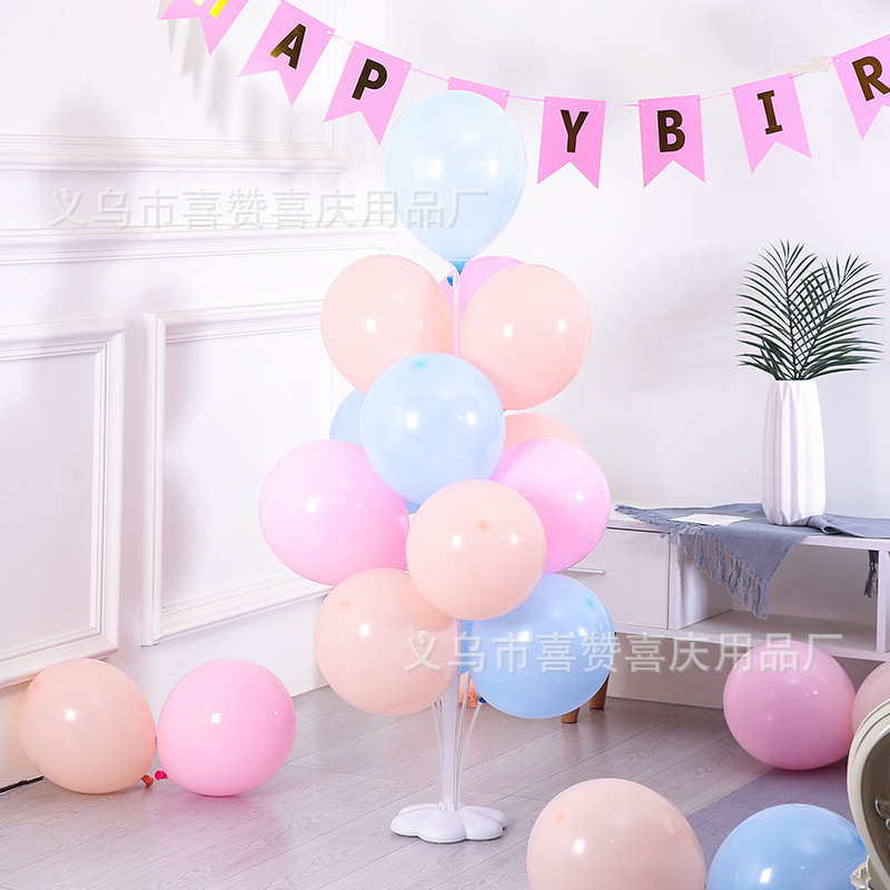 气球支架桌飘 发光立柱大梅花底座  19球详情2