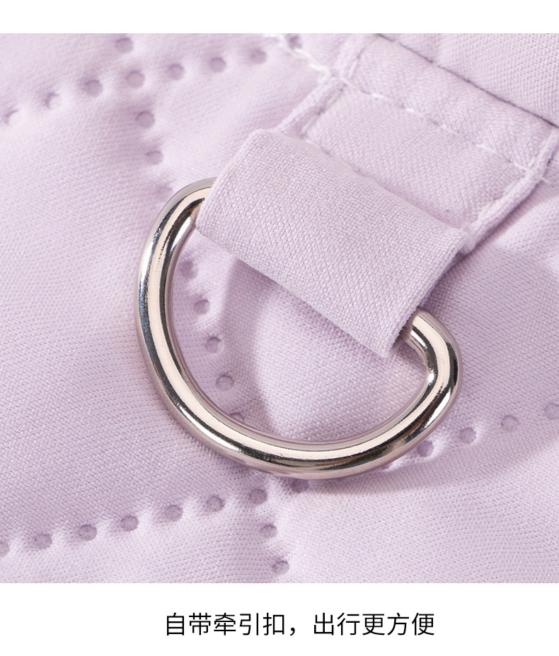 秋冬款小狗狗衣服加厚马甲泰迪比熊小型犬可牵引猫咪宠物保暖服装详情14