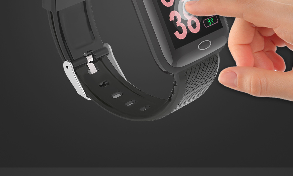 116plus Color Screen smart sports step count, heart rate, blood pressure, call information reminder function, wristband, cross-border gift pic 20