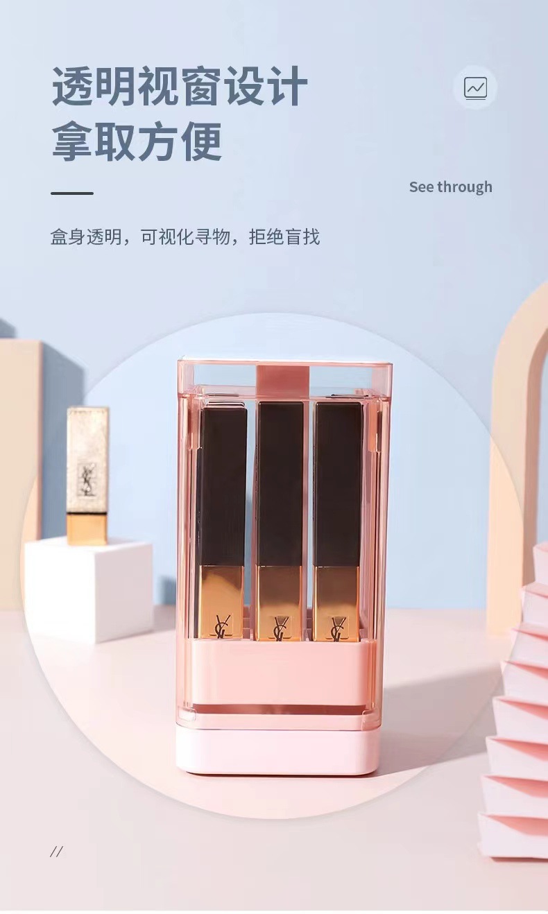 桌面 整理塑料口红盒 详情12
