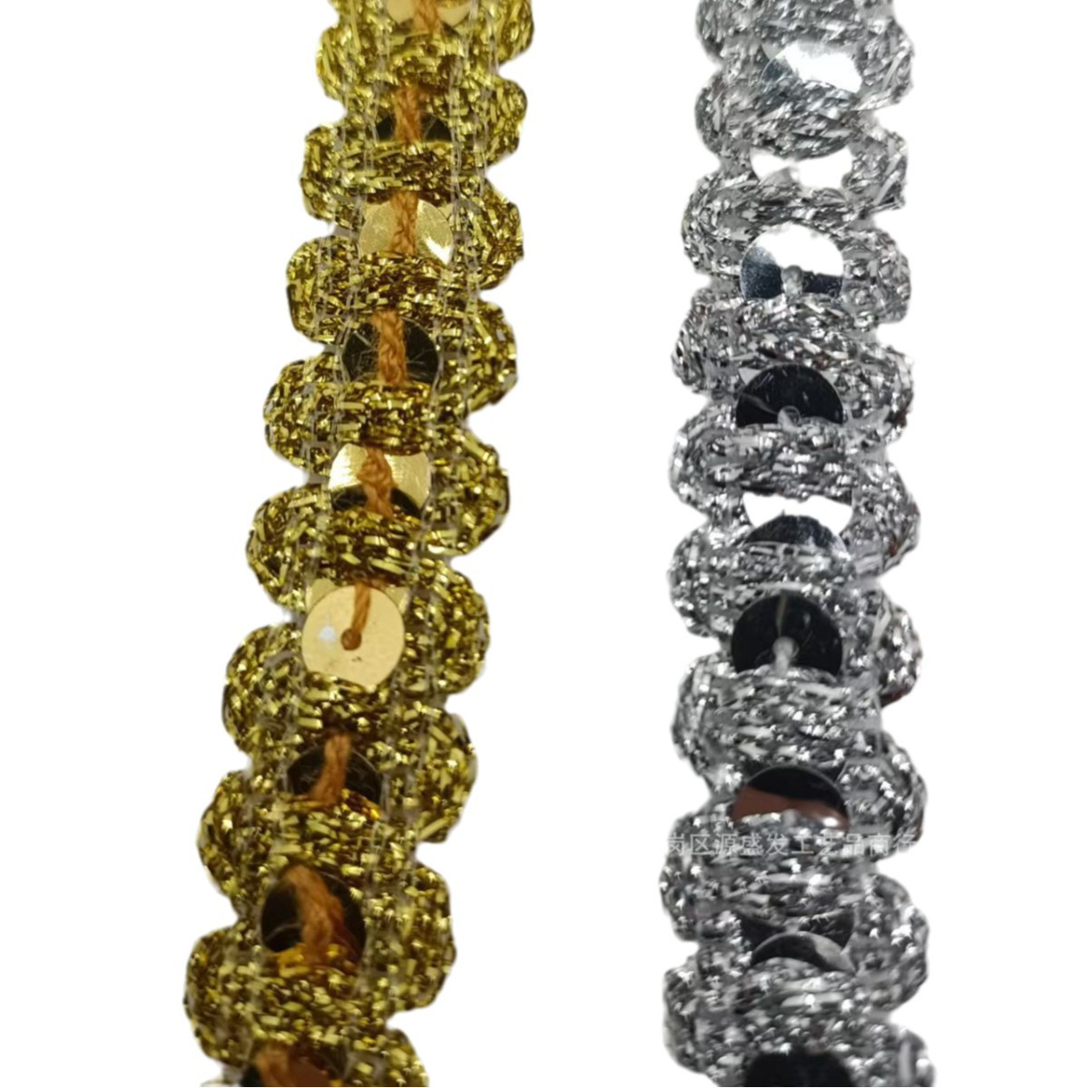 现货经典涤纶金银丝人字织带蜈蚣花边diy民族圣诞家居服装辅料详情5