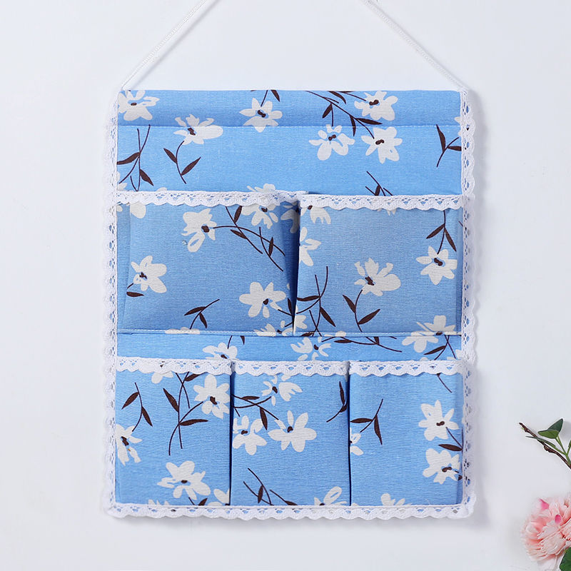 收纳袋棉麻宿舍挂袋墙挂式多层门后厨房卫生间床上壁挂悬挂式杂物详情23