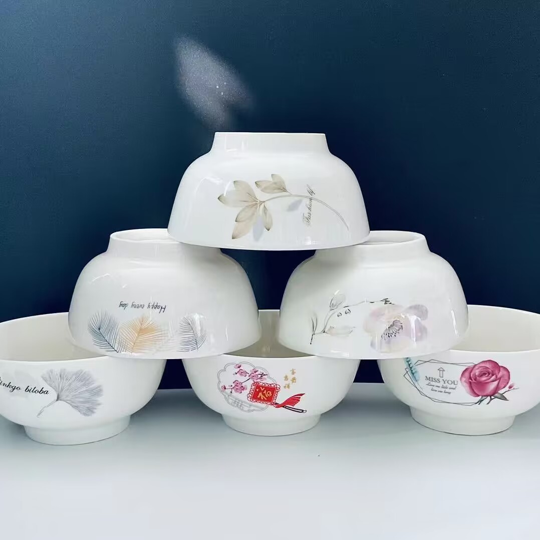 5.5-inch salad bowl, first-class ceramic bowl, kitchen rice bowl, Yamada series rice bowl and noodle bowl, 2-yen store ceramic products pic 1