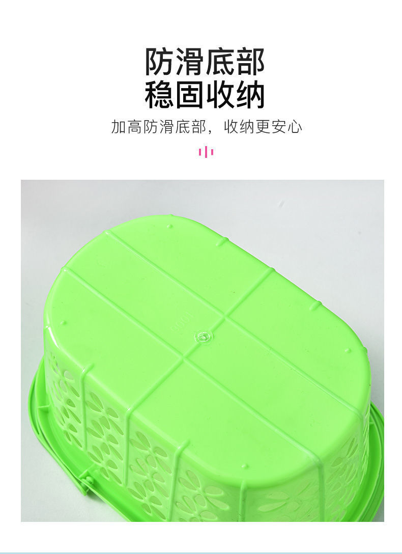 草莓采摘篮塑料水果篮-斤蓝莓樱桃桑葚杨梅手提塑料筐快递包邮详情1