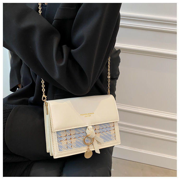 韩版时尚单肩包包女2024夏季新款洋气百搭小众ins链条包斜跨小包详情6