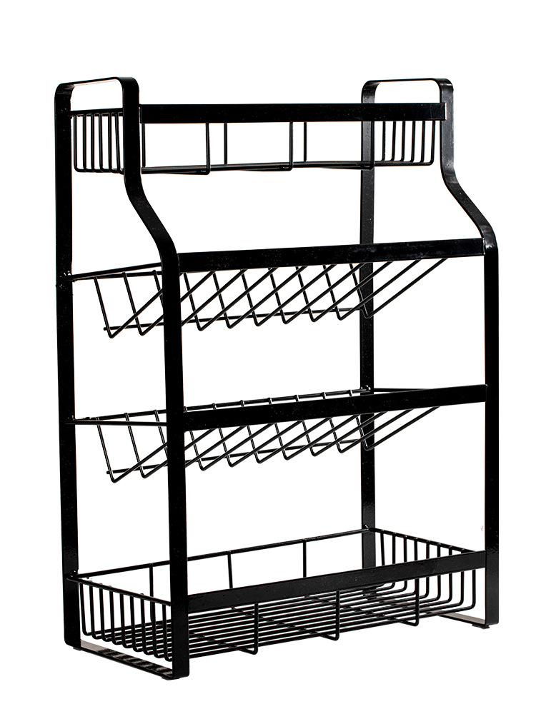 Kitchen condiment storage rack, multi-layer oil, salt, soy sauce and vinegar storage rack, condiment rack, desktop storage rack pic 13