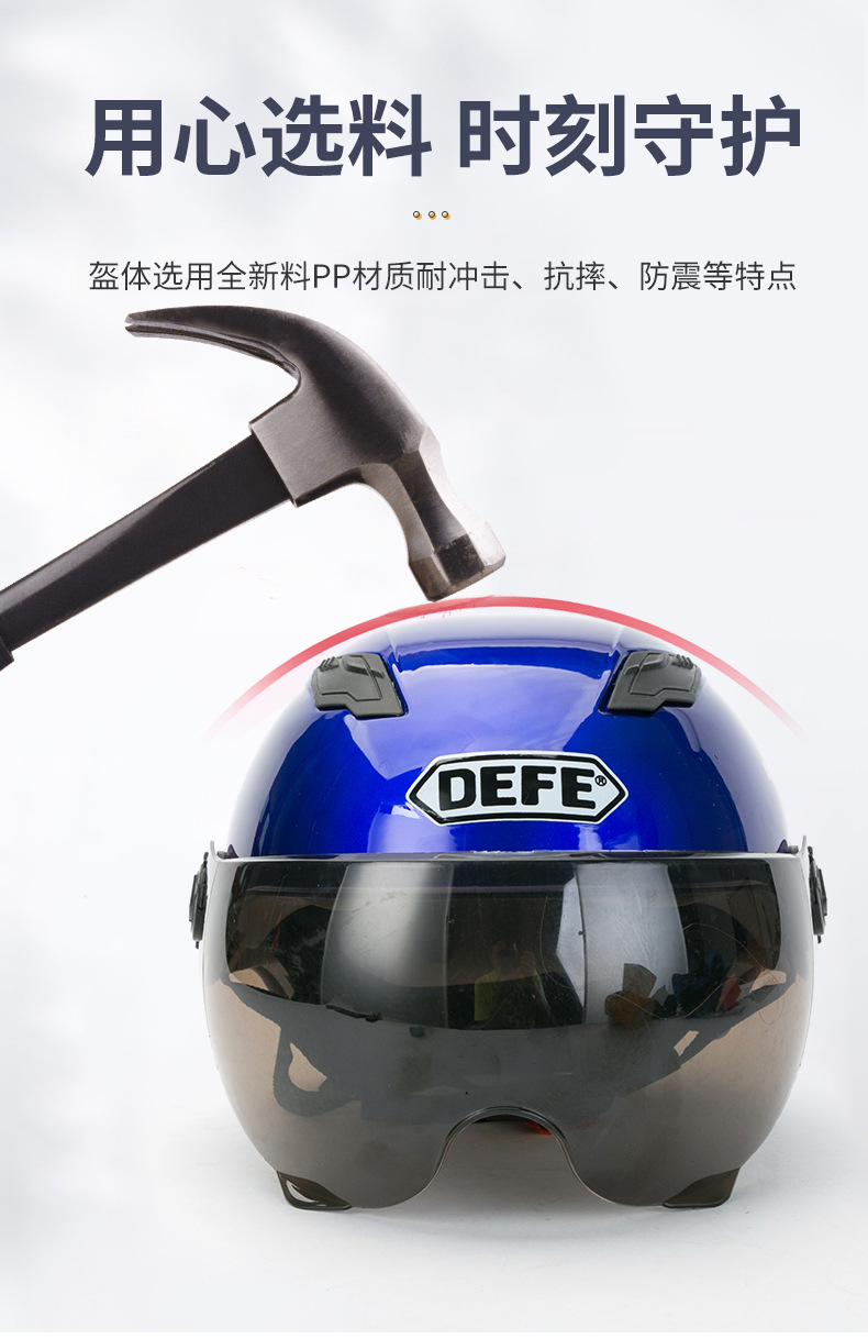 Summer sun protection Harley electric bike helmets for men and women, sturdy, wear-resistant and wind-resistant helmets, direct supply from the manufacturer. Electric bike helmets pic 7