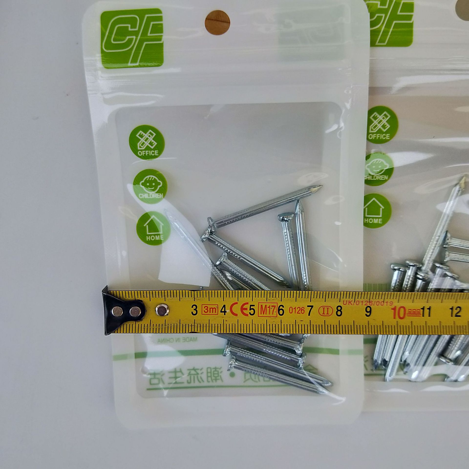 1-yuan store bagged cement nails, 1.5-inch steel nails, 1-yuan store cement nails, 1-yuan wholesale pic 2