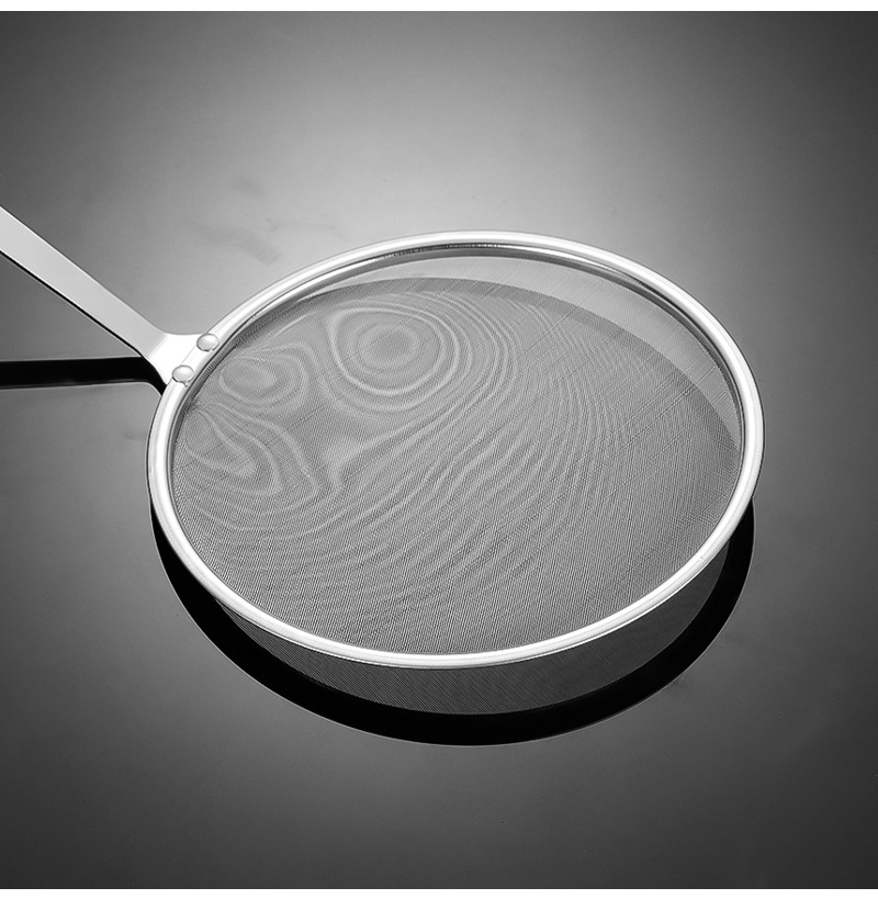 304 stainless steel mesh oil leakage grid, household kitchen filter mesh, filter spoon mesh, filter oil residue spoon, scum spoon pic 6