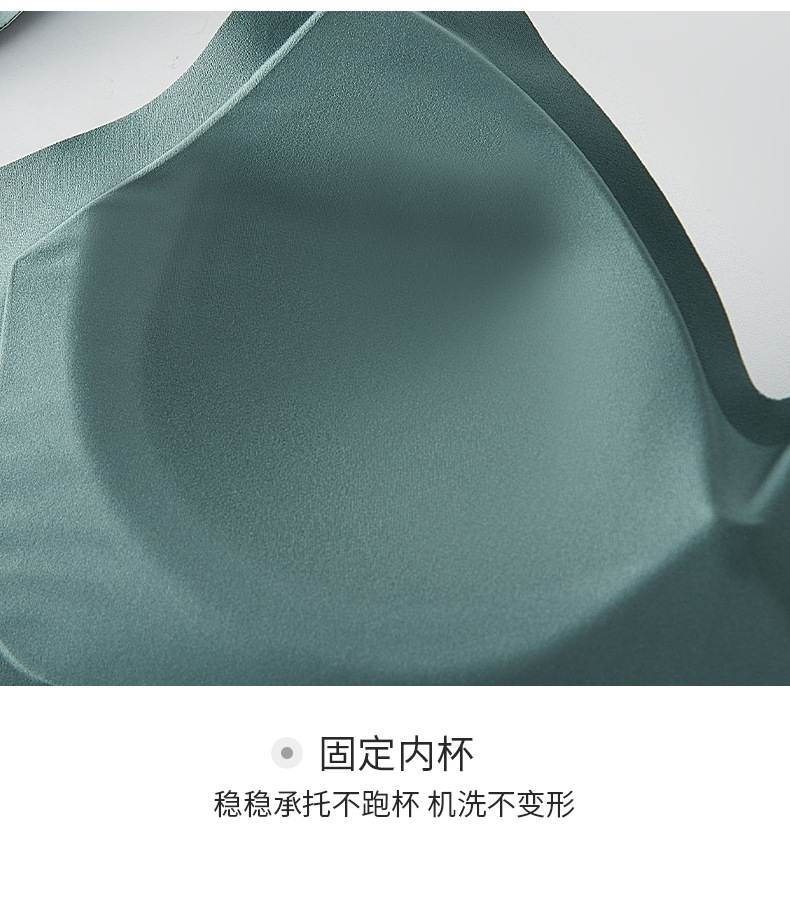 法式果冻棉无痕文胸聚拢舒适软支撑薄款无钢圈固定杯内衣女小胸详情30