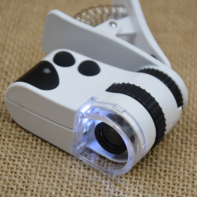 USB charging phone holder for taking photos, high-power microscope magnifying glass 50x 60x UV banknote detector MPK10-CL45/50/60X pic 6