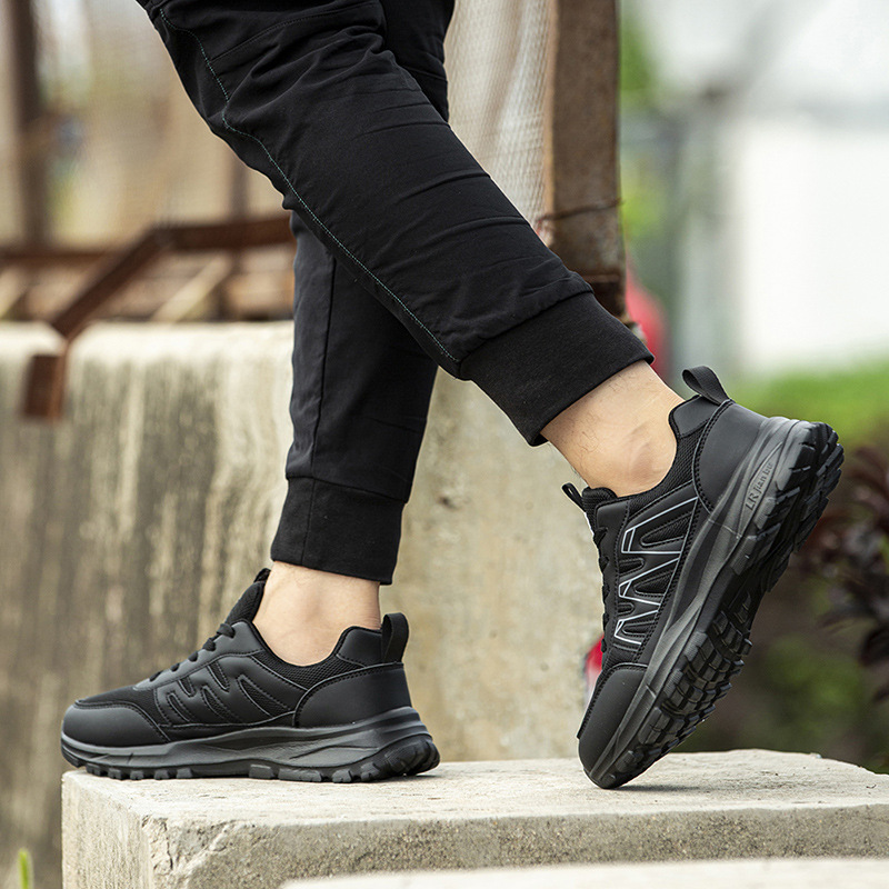 2024秋冬新款男单鞋日常帅气男鞋新款男士休闲运动鞋轻便厚底鞋详情3