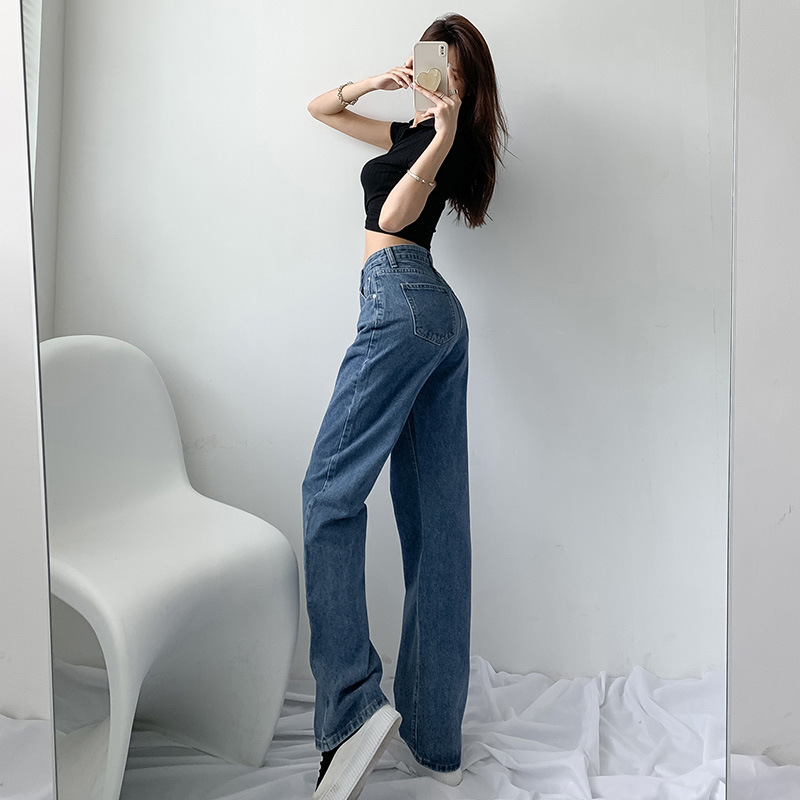 女装小整款阔腿裤拖地裤
