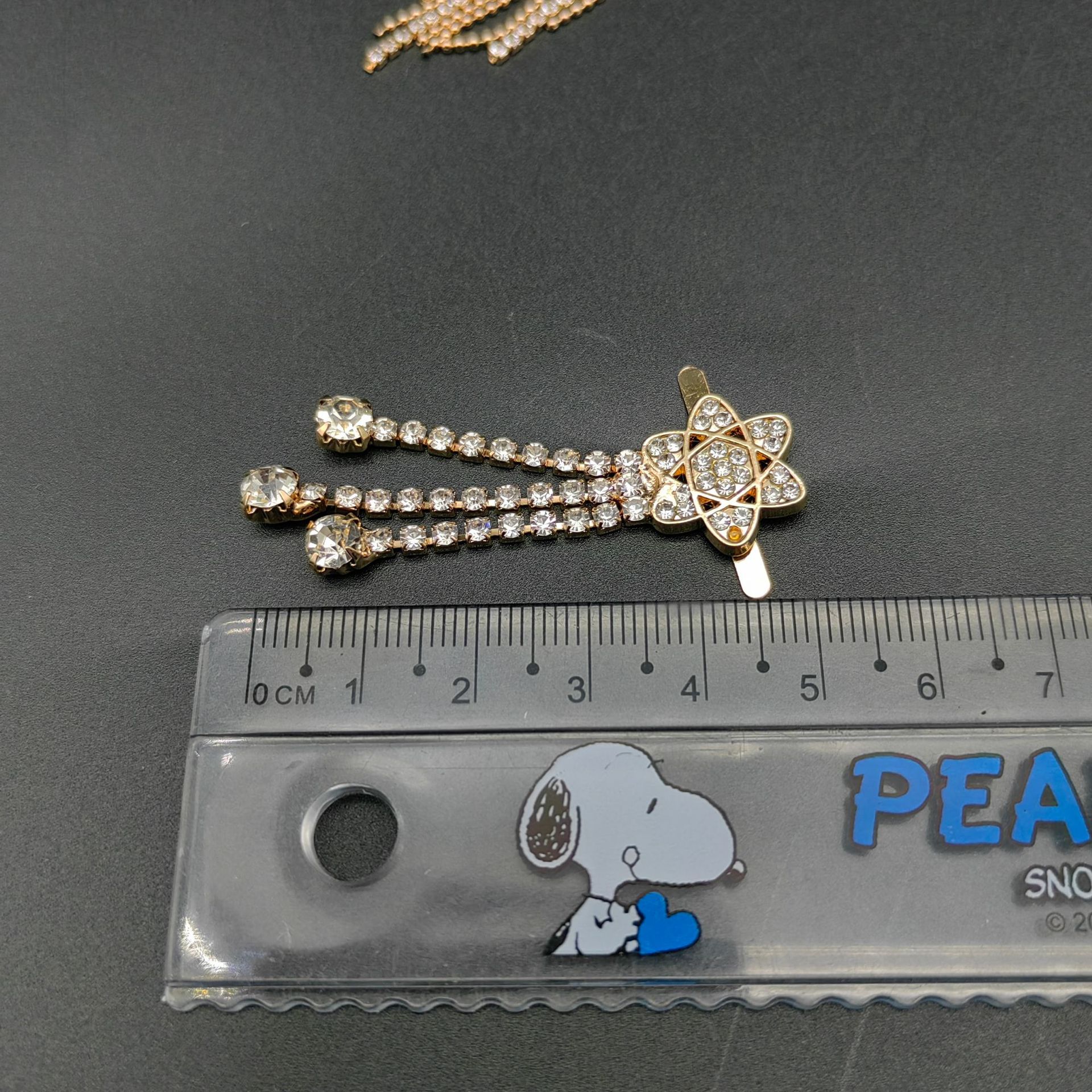 批发金属流苏鞋配件钻链鞋扣烧焊插扣鞋花高跟鞋衣服包包diy配饰详情5