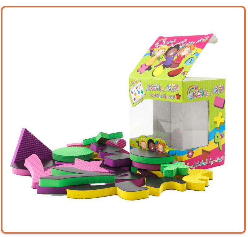 定制 儿童益智EVA磁吸字母贴早教泡沫彩色数字磁性冰箱贴详情6