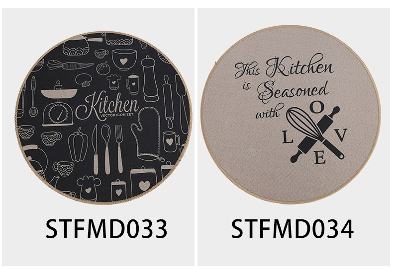 防水防滑防油防烫耐磨仿麻橡胶底餐垫家用装饰餐桌垫茶具隔热垫子工夫茶桌椅适用定制花纹型号餐垫杯垫详情15