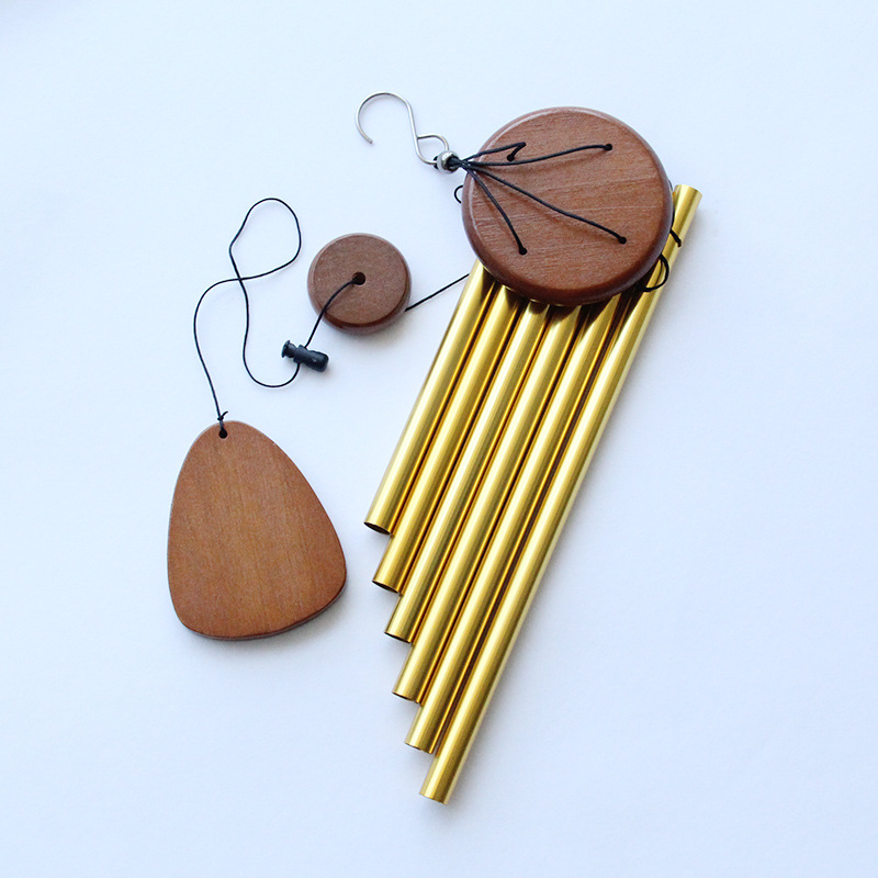 欧式跨境26寸同情6管风铃金属铝管挂饰家居庭院装饰阳台情侣礼物详情8